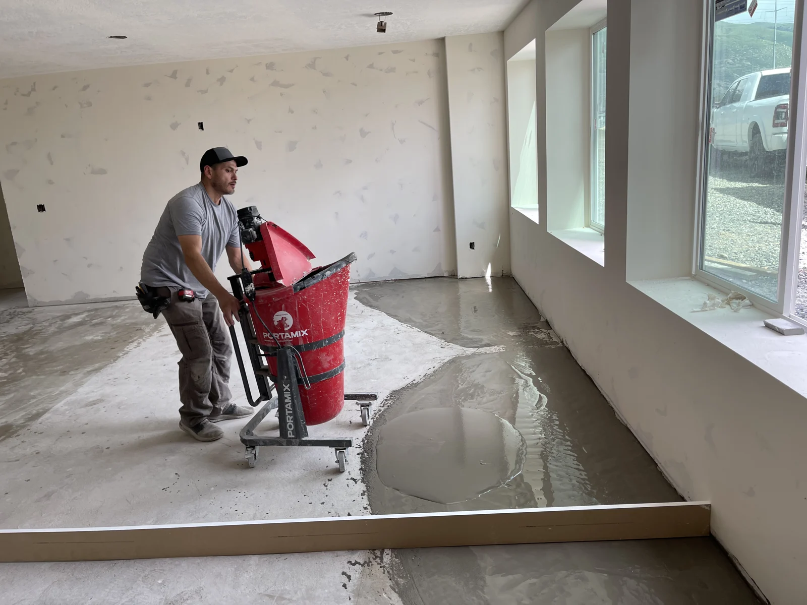 Preparing the existing floor surface before new flooring installation